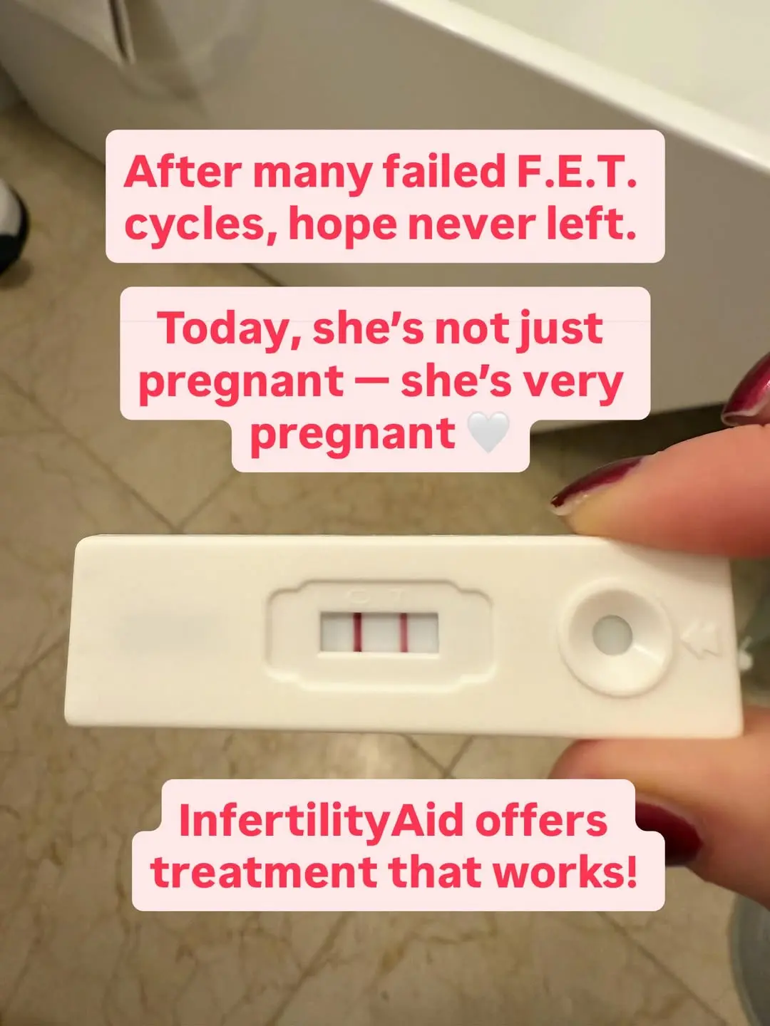 Pregnancy after many failed FET cycles